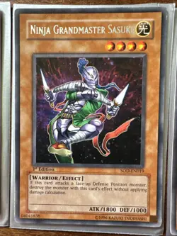 Yu-Gi-Oh! TCG | (x3) Ninja Grandmaster Sasuke [SOD-EN019] 1st Editions | Mint/NM - Image 3