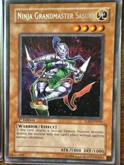 Yu-Gi-Oh! TCG | (x3) Ninja Grandmaster Sasuke [SOD-EN019] 1st Editions | Mint/NM - Image 4