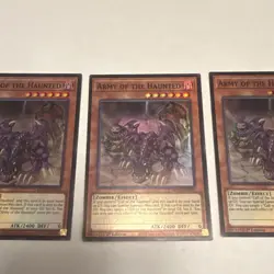 Play set (x3) Army of the Haunted Zombie Effect 1st Edition Holo - super rare - Image 4