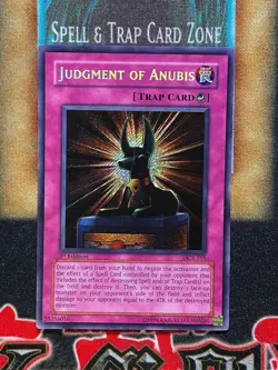 Yugioh Judgment Of Anubis DCR-105 Secret Rare 1st Ed MP - Image 1