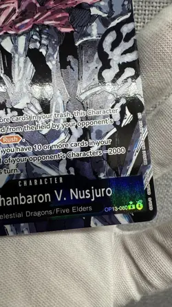 One Piece St. Ethanbaron V. Nusjuro OP13-080 - Alt Art Rare Carrying on His Will - Image 5