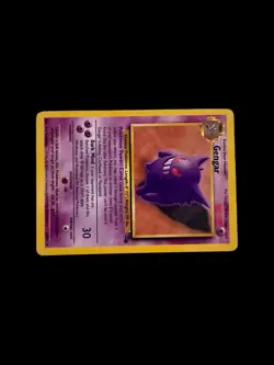 Pokemon TCG Fossil Gengar 20/62 Non-Holo Rare Card - Image 4