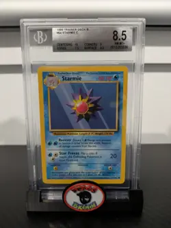 Pokemon Card 1999 PSA BGS 8.5 STARMIE Trainer Deck B 64/102 Base Set POP 1 - Image 1