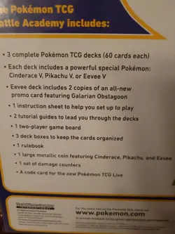 Pokemon TCG: Battle Academy (2022) Sealed New! 180 Cards! Great for new trainers - Image 3