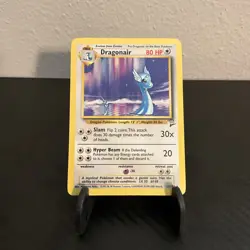 Dragonair 022/130 Base Set 2 Rare Vintage Pokemon Card Non-Holo - Image 1