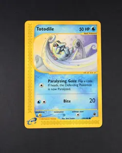 NM Totodile 135/165 Reg. Expedition Base Set Pokemon Card - Image 1