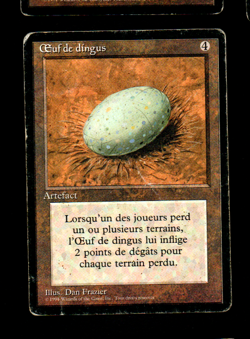 MRM FR/VF Oeuf de Dingus - Dingus Egg Played MTG Magic FBB 1994 - Image 1