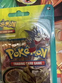 Pokemon TCG XY BreakPoint XY Fates Collide Blister 2 Packs Mega Gengar Pin 2016 - Image 2