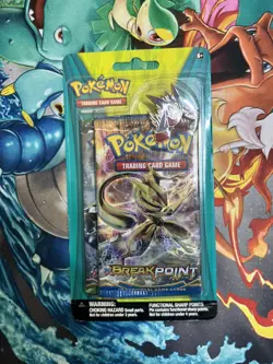 Pokemon TCG XY BreakPoint XY Fates Collide Blister 2 Packs Mega Gengar Pin 2016 - Image 3
