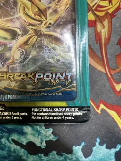 Pokemon TCG XY BreakPoint XY Fates Collide Blister 2 Packs Mega Gengar Pin 2016 - Image 4