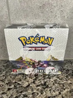 Pokemon Sword & Shield Rebel Clash Booster Box Sealed - Image 1