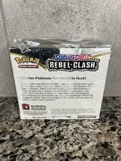 Pokemon Sword & Shield Rebel Clash Booster Box Sealed - Image 2
