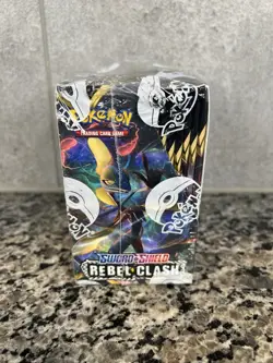 Pokemon Sword & Shield Rebel Clash Booster Box Sealed - Image 4