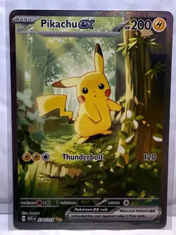 Pikachu EX 276/217 SIR Illustration Rare Pokemon Ascended Heroes Near Mint - Image 1