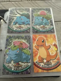 Pokemon Topps TV Animation Series 1 (Blue Logo) Complete Set - Image 1