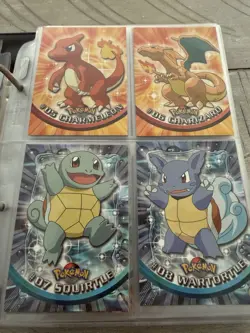 Pokemon Topps TV Animation Series 1 (Blue Logo) Complete Set - Image 2