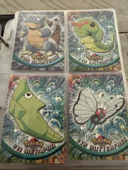 Pokemon Topps TV Animation Series 1 (Blue Logo) Complete Set - Image 3