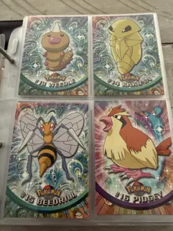 Pokemon Topps TV Animation Series 1 (Blue Logo) Complete Set - Image 4