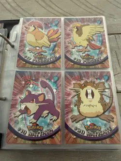 Pokemon Topps TV Animation Series 1 (Blue Logo) Complete Set - Image 5