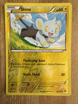 Shinx - 32/106 - Common - Reverse Holo HP, English Pokemon XY FlashFire - Image 1