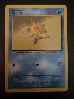 Pokemon Trainer Deck B Staryu Raw (Ungraded) - Image 1