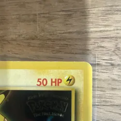 Pokemon TCG Pikachu Promo Kids WB First Movie 1999 Wizards #4 50 HP - Image 3