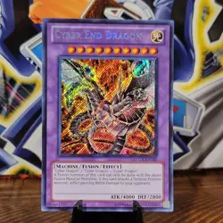 Yu-Gi-Oh! Cyber End Dragon LCGX-EN182 UNLIMITED Secret Rare Near Mint NM - Image 1