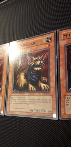 Yu-Gi-Oh! 3x Milus Radiant, SDJ-014, Common, 2.Edition, Englisch, Excellent - Image 3