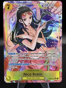 ONE PIECE NICO ROBIN EB03-055 ALT ART SUPER RARE ENG - Image 1