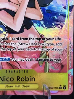 ONE PIECE NICO ROBIN EB03-055 ALT ART SUPER RARE ENG - Image 4