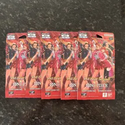 One Piece Heroines Sleeved Booster Pack Lot X5 eb-03 Factory Sealed Bandai 💎💎 - Image 1