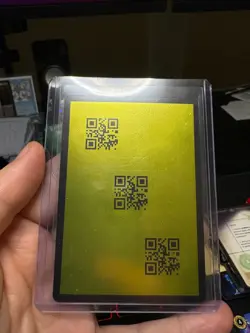 Disney Lorcana Whispers in the Well QR Code Discard FOIL TEST card - Image 1