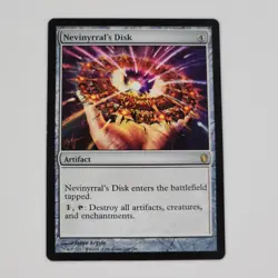 MTG Nevinyrral's Disk R Commander 2013 248 LP Magic The Gathering Card Artifact - Image 1