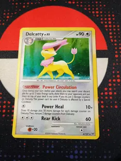 Delcatty 4/127 Platinum Holo Pokemon TCG Card - Image 1