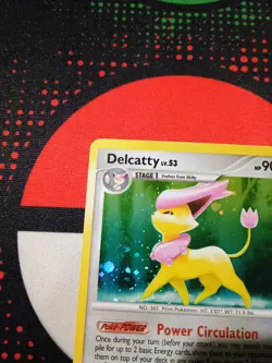 Delcatty 4/127 Platinum Holo Pokemon TCG Card - Image 2