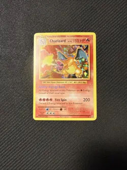 Pokemon TCG Charizard Evolutions Holo Rare Card 2016 11/108 - Image 1