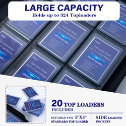 Toploader Binder for TCG, Trading & Sports Cards - 9-Pocket Ringless Design Hold - Image 2