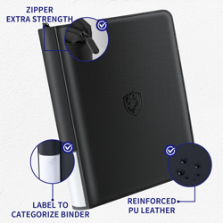 Toploader Binder for TCG, Trading & Sports Cards - 9-Pocket Ringless Design Hold - Image 3