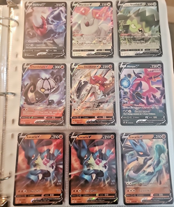 Lot Of 63 TCG pokemon cards. V's, V-stars, V-maxes, EX's, GX's, Trainers - Image 1
