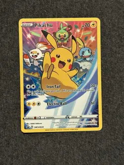 Pikachu SWSH020 SWSH: Sword & Shield Promo Cards Holo - Image 1