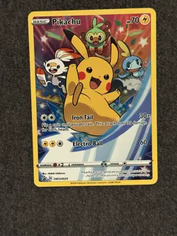 Pikachu SWSH020 SWSH: Sword & Shield Promo Cards Holo - Image 3