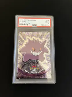 Gengar #94 PSA 9 MINT Vintage Pokemon Card Holo Rare 2000 Topps Pokemon T.V. - Image 1
