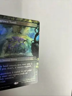 Overgrown Tomb Borderless Foil Card #0350 MTG LP - Image 2