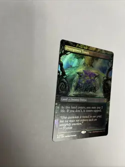 Overgrown Tomb Borderless Foil Card #0350 MTG LP - Image 5