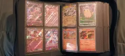 Pokemon Card Collection Binder Pikachu, Charizard Vmax, Mew, Vintage Topps - Image 2