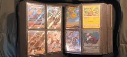 Pokemon Card Collection Binder Pikachu, Charizard Vmax, Mew, Vintage Topps - Image 3