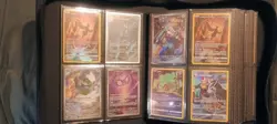 Pokemon Card Collection Binder Pikachu, Charizard Vmax, Mew, Vintage Topps - Image 5