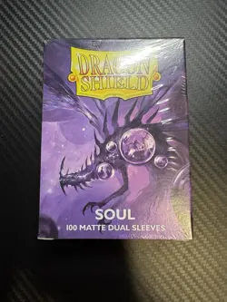 Dragon Shield Dual Matte Soul Purple 100 Protective Sleeves - Image 1