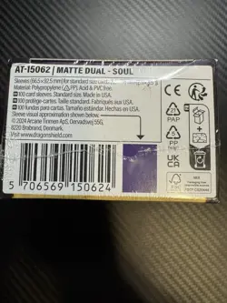 Dragon Shield Dual Matte Soul Purple 100 Protective Sleeves - Image 3