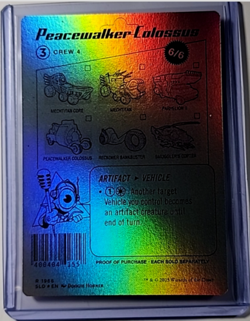 2025 MTG Magic The Gathering Secret Lair Drop Foil 1966 Peacewalker Colossus - Image 2